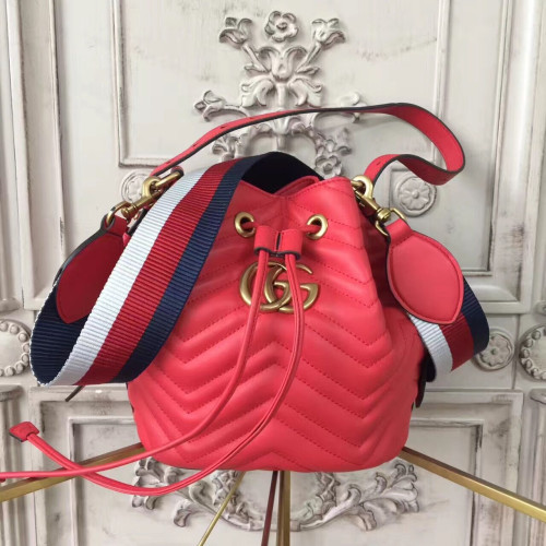 gucci-gg-marmont-bucket-replica-bag-red-2