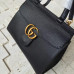 guuci-gg-marmont-leather-toe-bag-replica-bag-black-4