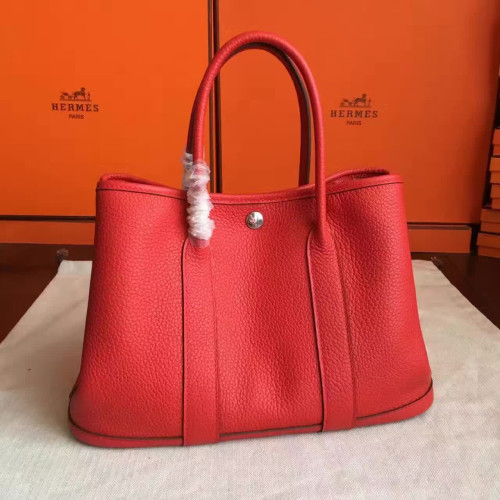 hermes-garden-party-replica-bag-red