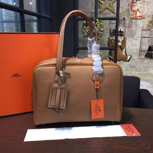 hermes-victoria-replica-bag-brown